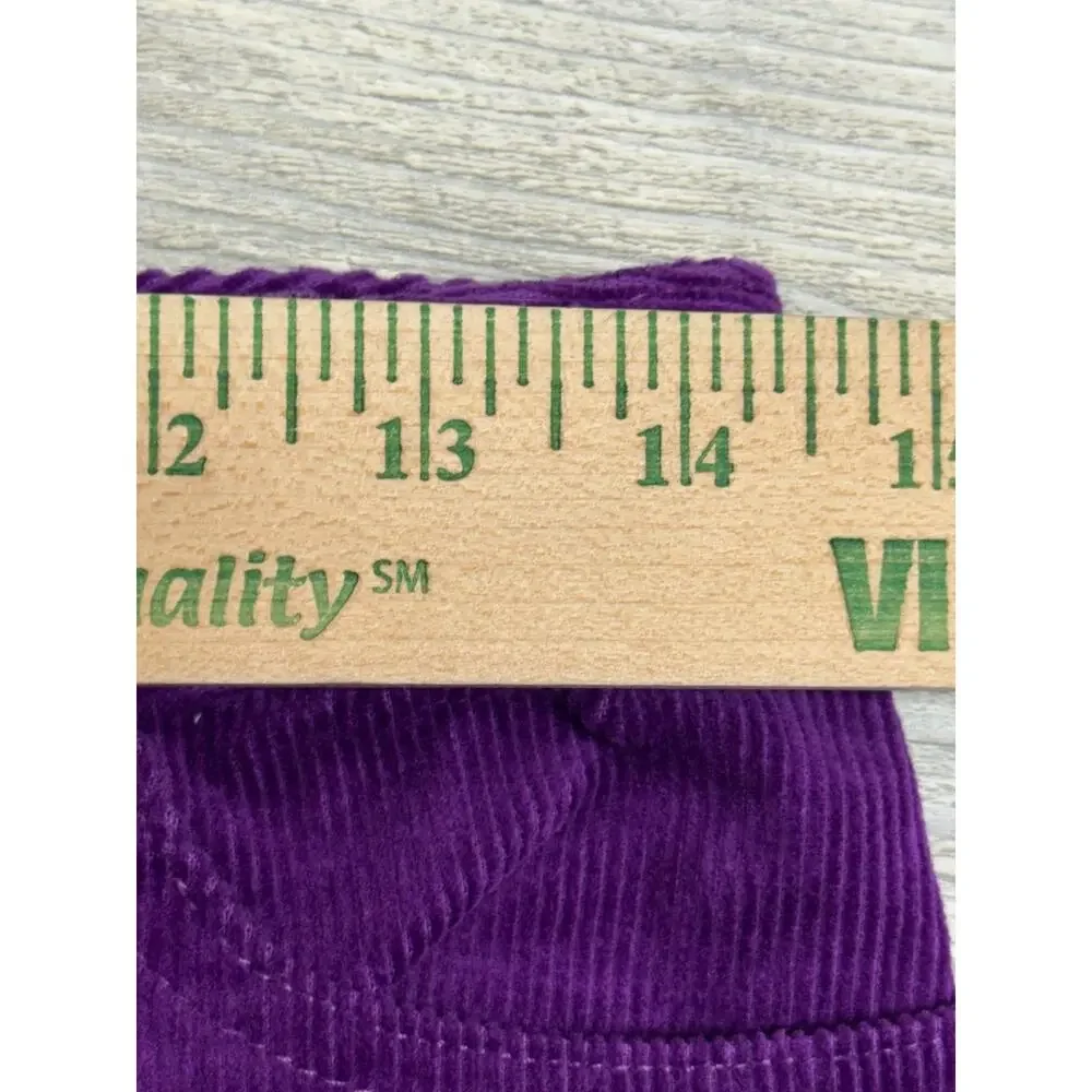 NEW Ralph Lauren Girls Corduroy Pants Size 16 Purple Skinny Fit NWT